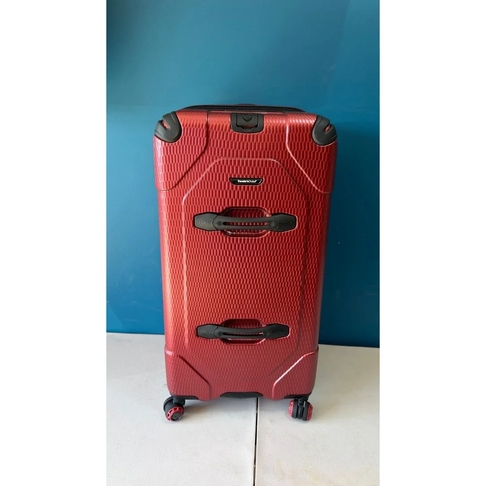 Traveler's Choice Maxporter II 31-inch Spinner Trunk Luggage Red TC09040-A